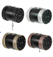 Tuya Bluetooth WiFi Knob Lock with Fingerprint, Passcode, App Control, Mechanical Key Backup, Durable Aluminum Body, Multi-Color, Remote Unlock